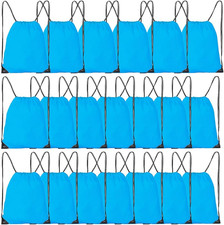 20 Pcs Drawstring Bags, Bulk Drawstring Backpack, Nylon Cinch Draw String Sport
