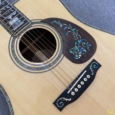 Top-tier D45 Acoustic guitar Abalone flower i...