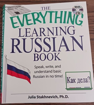 The Everything Learning Russian Book with CD  Yulia Stakhnevich (2007,Paperback)