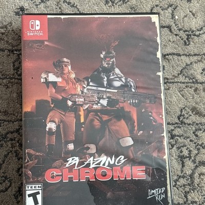 Blazing Chrome (Switch, 2019) Collectors Edition . No Game
