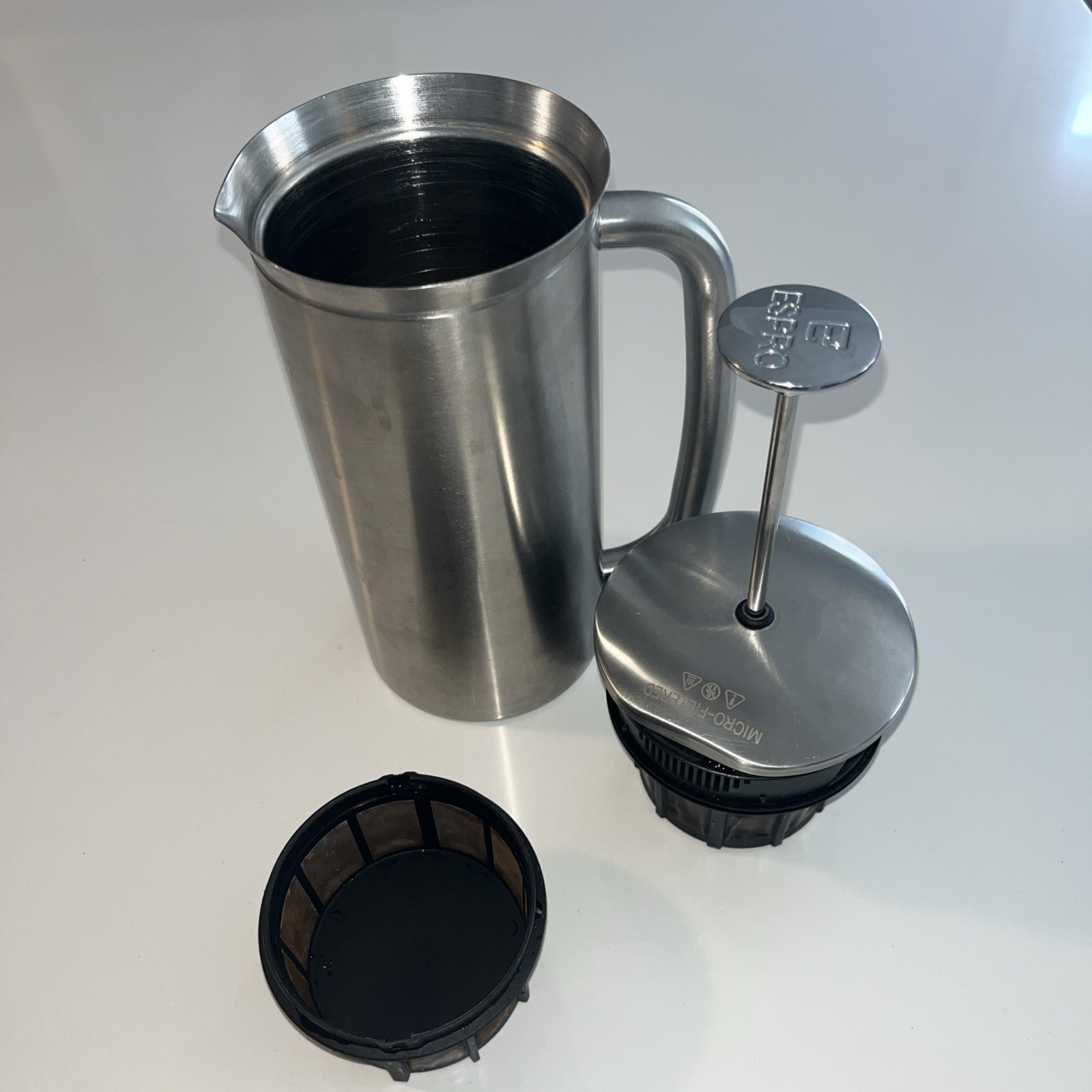 Stainless Steel Coffee Maker 32oz 9"