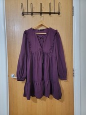 Lovely ZARA Knee-Length Dress Colour Purple, Size M