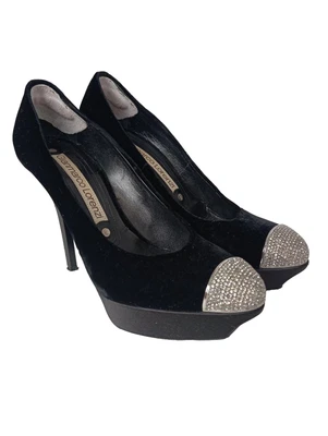 Bottes Femme Gianmarco Lorenzi Cuir Talons Pointure 39 - Occasion, Fabriqué En Italie