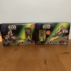 Speeder Bike 1997 Luke Skywalker And Leia STARWARS Power of the Force SEALED