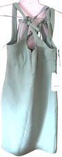 NWT GUCCI PASTEL GREEN CREPE 54% SILK 46% WOOL/CREPE CUT OUT DESIGN 627422 ZAD88