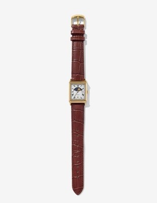 Noah × Timex Moon Phase Watch Brown① NOAH x TIMEX Moon Phase Watch Gold Brown Wristwatch Watch Japan