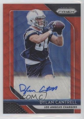 2018 Panini Prizm Rookie Red Wave 108/199 Dylan Cantrell #RA-DC Auto RC n1u
