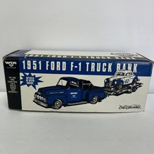 Vintage 1951 Ford F-1 Truck Bank WIX Filters Ertl Collectibles Die-Cast USA