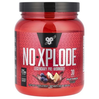 N.O.-XPLODE , Legendary Pre-Workout, Fruit Punch, 1.22 lbs (555 g)