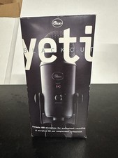 New Open BoxBlue Yeti Blackout USB Microphone