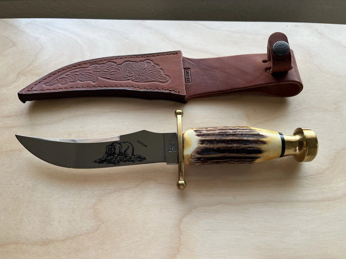 Case Stainless Steel Blade Stag/Antler Handle Collectible Fixed