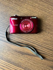 Nikon Coolpix L28 Red 20.1mp Digital Camera 5x Optical Zoom - Fully Working