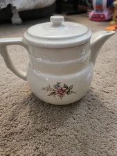 Vintage Deco Enterprise Aluminum Company Porcelain DRIP-O-LATOR Coffee Pot (WR)