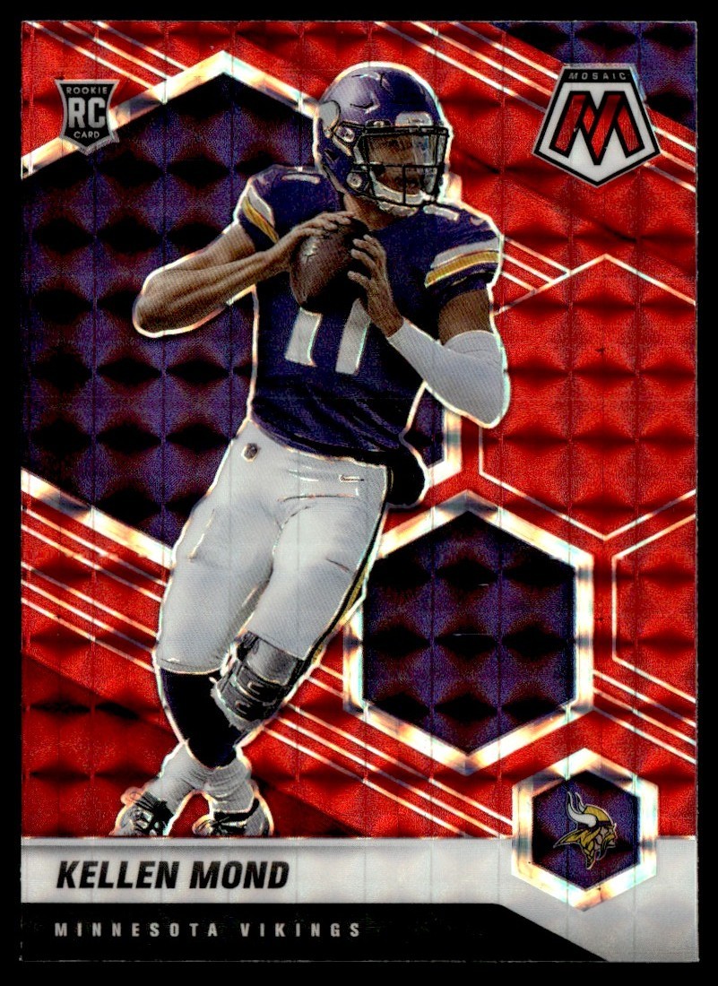 2021 Panini Mosaic Red Prizm Rookie Kellen Mond #321