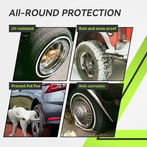 RV Tire Covers, Dual Axle Wheel Cover (2 Pack) Fits 30''-33'' Diameter Tires, Wa - Picture 4 of 6