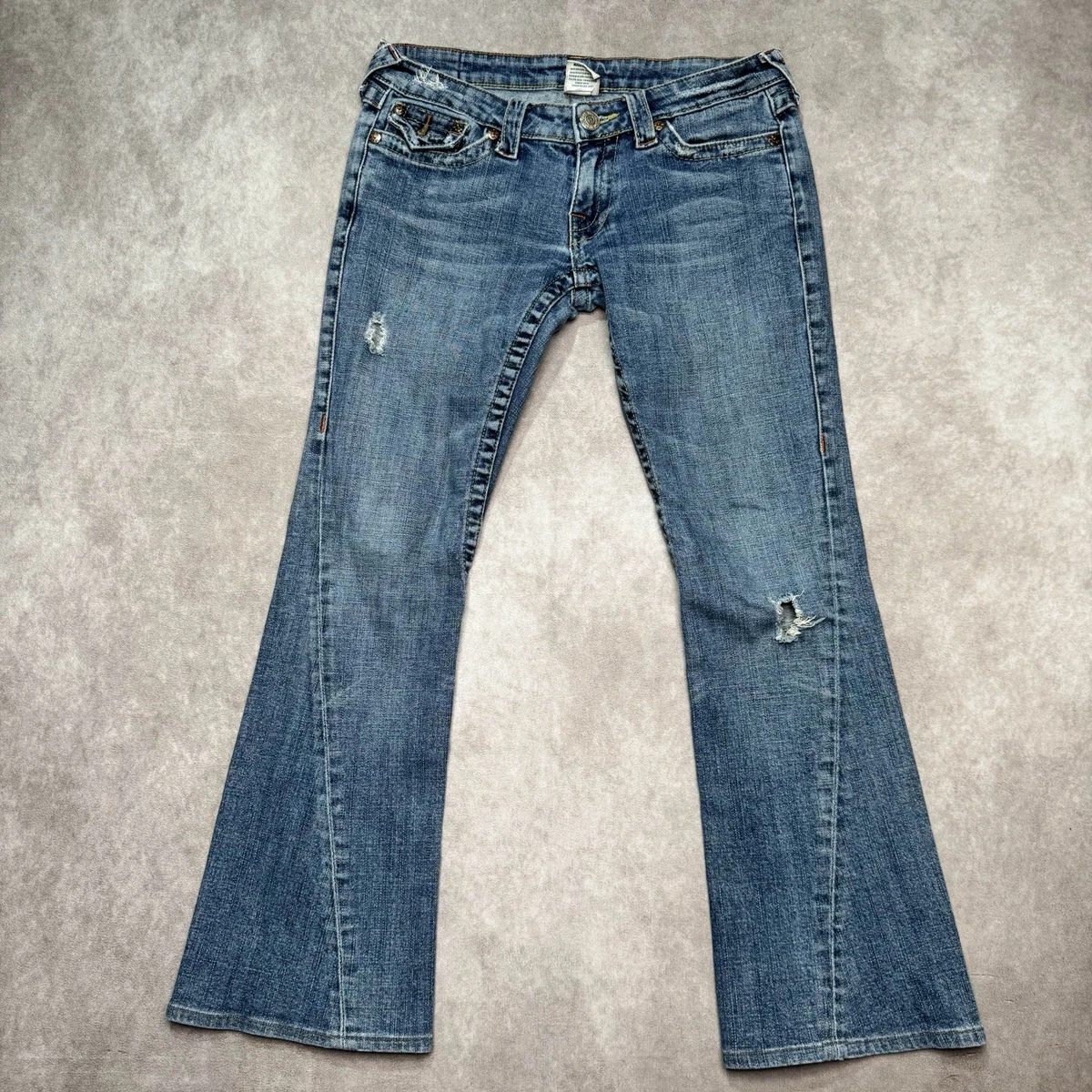 True Religion 27 in Inseam Low (6.5-8.5 in) Rise Jeans for Women