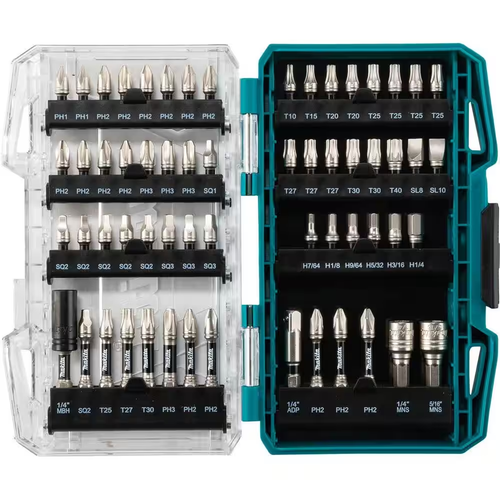 IMPACT XPS Alloy Steel Impact Rated Screwdriver Drill Bit Set (60-Piece)