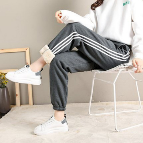 Damen Warmfutter Harem Fleece Hose Pants Freizeit Locker Jogginghose Jogger - Bild 17 von 18