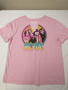 ac dc v neck t shirt