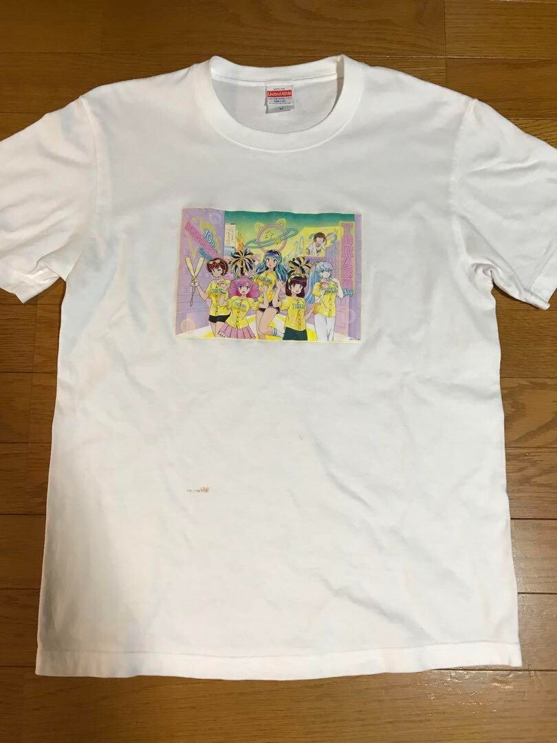 Japanese anime Urusei Yatsura T-shirt size M Hanshin Tigers TORACO DAY