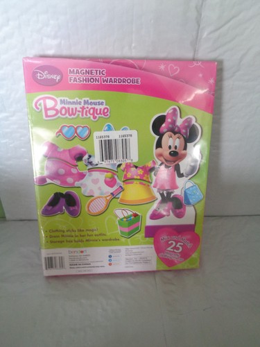 Disney - Minnie's Dress-Up / Bow-tique - Magnetic Wooden Dress Up Doll - New - Picture 2 of 2