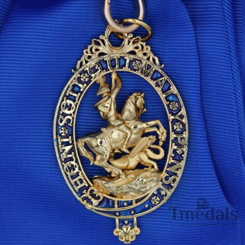 UK British the Most Noble Order of the Garter Star, Medal Sash Badge Set Rare! - Picture 3 of 23