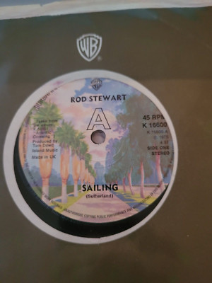 ROD STEWART SAILING / STONE COLD SOBER K 16600  7'' SINGLE N/M