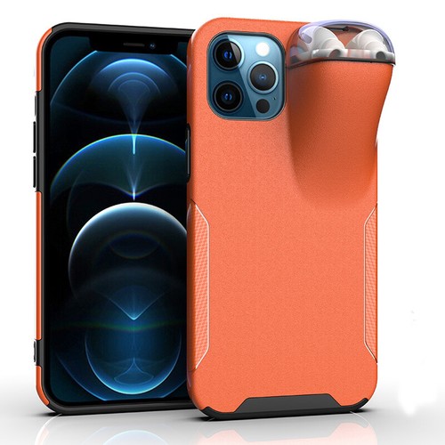 2 In 1 Protective Back Cover Case For iPhone 12 Pro Max \u0026 AirPods Pro  Storage | eBay
