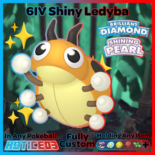 ✨ Shiny LEDYBA 6IV ✨ Pokemon Brilliant Diamond and Shining Pearl lv1 +MasterBall