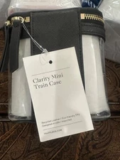 TRUFFLE Clarity mini train case , color Black