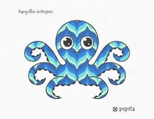 Bargello Octopus Needlepoint Kit or Canvas
