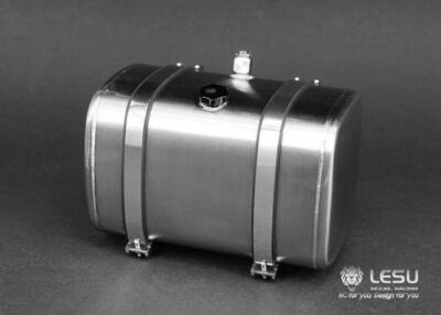 LESU 1PC 90MM  Metal Hydraulic Tank B for Tamiya RC Dumper 1:14 Tractor Truck