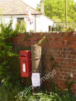 Foto 6x4 Buckland Newton: Briefkasten № DT2 168 A Union Jack Flagge Flie c2010