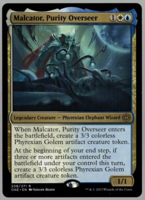Malcator, Purity Overseer 208/271 Non Foil Rare All Will Be One MTG NM