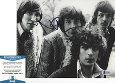NICK MASON PINK FLOYD DRUMMER SIGNED AUTOGRAPH 8X10 PHOTO PROOF BECKETT BAS COA