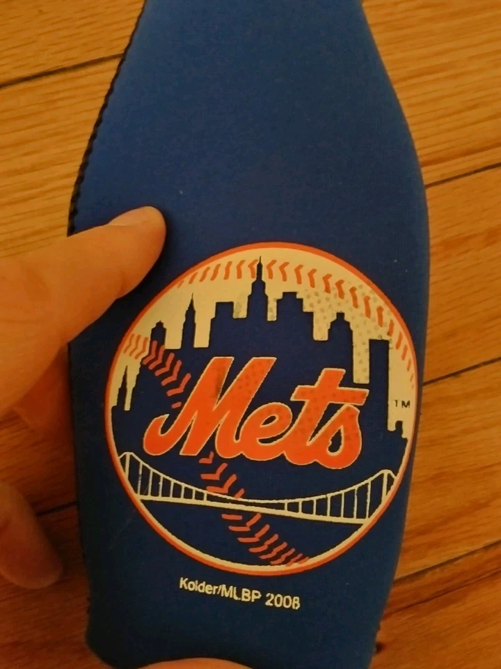 New York Mets MLB Vintage 2008 botella más fría Coolie nueva con etiquetas Foto 2 de 4