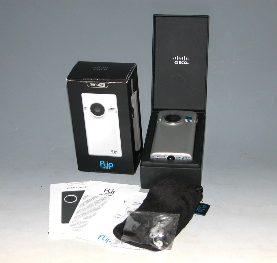 Cisco Flip Video MinoHD M3160 4GB Digital Camcorder(1Hr Recording) - New Battery - Image 3 of 4