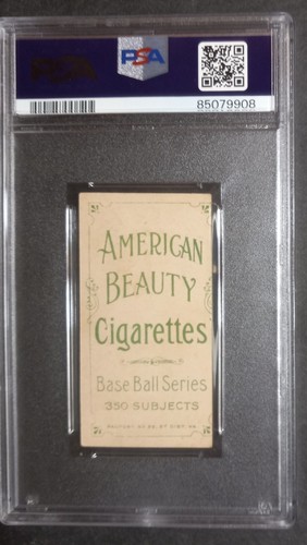 1909-11 T206 - Billy Nattress - American Beauty 350 w/Frame - POP 1, 2^ - PSA 4 - Picture 2 of 2