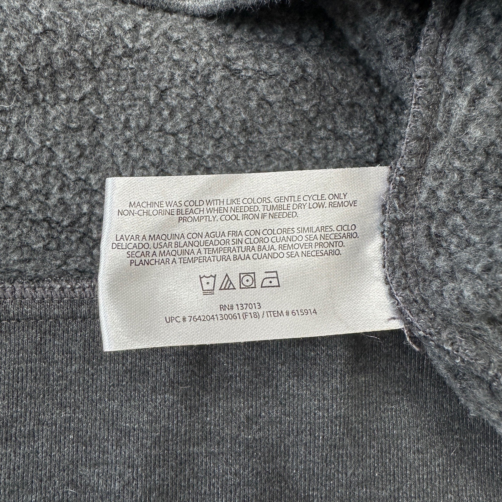 Orvis Quarter Zip Button Up Pullover Sweater Gray… - image 6