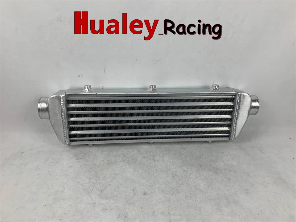 Aluminio Montaje Frontal Universal Turbo 23.4x6.8x2.7" Intercooler 2.2"" Tubo Foto 3 de 4