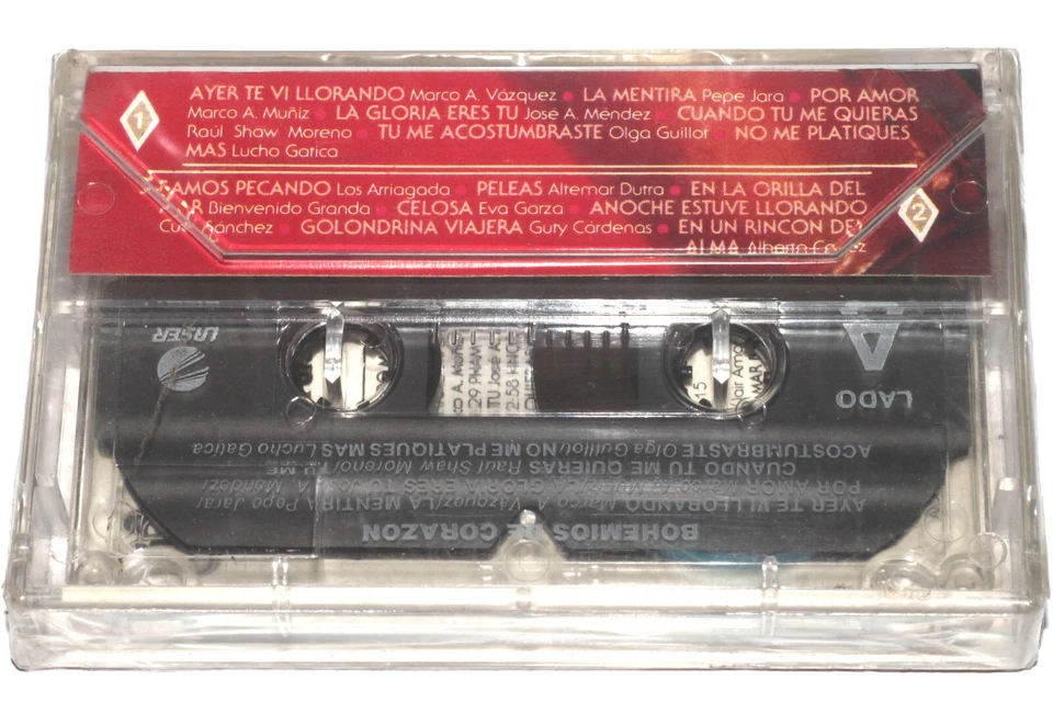 Bohemios De Corazon (Cassette Tape Mexico 1988) NUEVO SELLADO NEW SEALED - Image 2 of 4