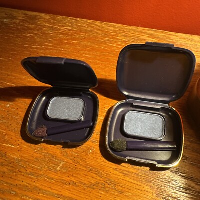 2 Avon Silk Finish Eyeshadows In Rhapsody In Blue NOS 1996