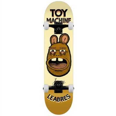 Toy Machine Leabres Pen N Ink Complete Skateboard Cream 8.25''