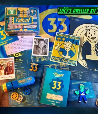 Fallout Vault 33 Lucy's Dweller Kit Bundle Torch Projector Doctor