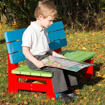 Painted Park Bench For 2 5 Year Olds Childrens Nursery Pre