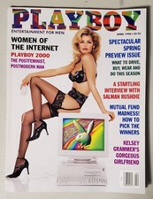 Playboy April 1996 Samantha Torres Cover Gillian Bonner CF Michael Madsen 