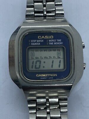 Vintage Casio S-14 Casiotron X-1sWorld Time 20AB19-1 Japan Vintage Casio S-14 Casiotron X-1sWorld Time 20AB19-1 Japan