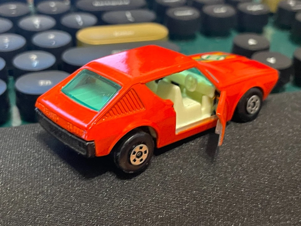 Matchbox Lesney 1974 Superfast No. 62 Rojo Renault 17 TL Racing 9 Inglaterra Foto 3 de 4