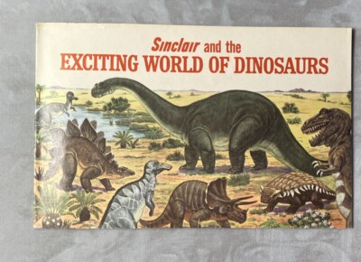 1967 Sinclair Exciting World Of Dinosaurs Premium Booklet Dinoland 