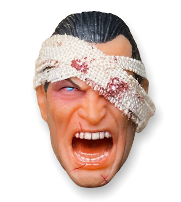 Authentic Mezco One:12 Punisher: Custom Damaged Yelling Head 1:12